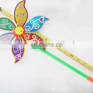 Traditional Children Baby Outdoor Play Plastic Pinwheel for Sale thumbnail-1