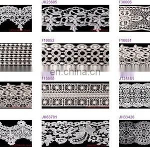 Elastic Black Dress Material 3 cm Nylon Lace Braid thumbnail-4