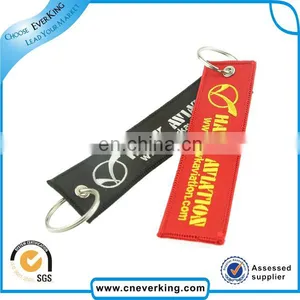 Cheap Embroidery Keyring Key Tags From China Factory thumbnail-3