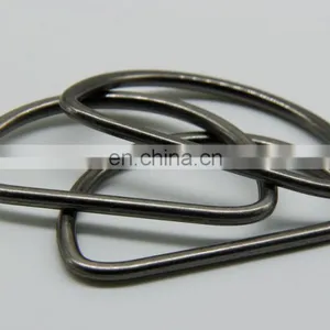 Factory Price Zinc Alloy Metal D Ring for Belt , Stainless Steel D Ring for Tape thumbnail-1