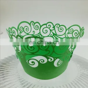 Laser Cut Cupcake Wrappers Birthday or Wedding Decorative Cake Wrappers thumbnail-5