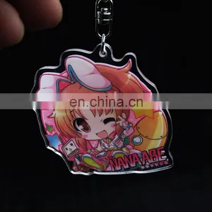 Fashional High Clear Acrylic Keychain With Colour Printed thumbnail-1