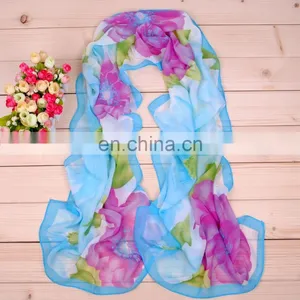 Guangzhou Factory Wholesale Cheap Chiffon Scarf thumbnail-3