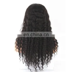 Human Hair Glueless Lace Front Wig Mongolian Kinky Curly Hair Wigs thumbnail-5