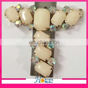 Factory Supply Cheap Rhinestone Slipper Accessories Sandal Decoration thumbnail-3