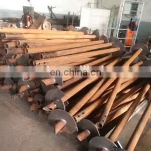 Power Ground Foundation System Earth Screw Anchor Helix Pile thumbnail-2