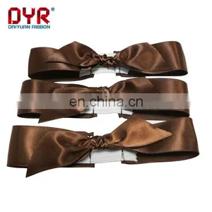 Pre-made Elastic Satin Ribbon Bow thumbnail-1