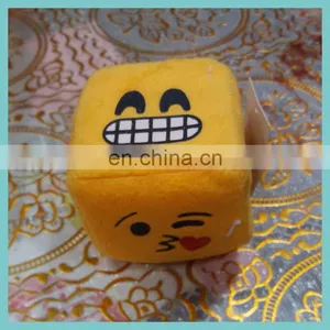 6cm Plush Emoji Dice Keychain thumbnail-3