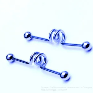 18 Year New Two Circles Ear Scraper Earrings, Foreign Trade Accessories Factory Direct Sales Wholesale Body Piercing thumbnail-4