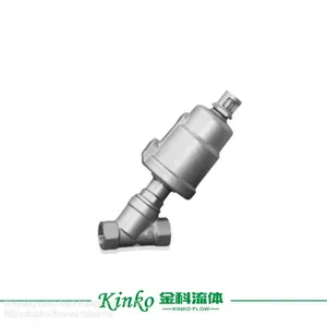 Stainless Steel Pneumatic Welding Angle Seat Valve for Water Treatment, Beverage Filling Equipment thumbnail-3