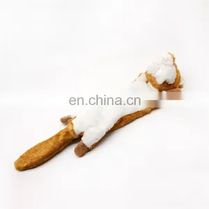 Wholesale Chew Pet Teeth Cleaning Toy no Stuffing Yellow Dog Toy Plush Squirrel thumbnail-3