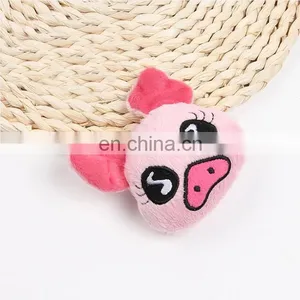 Cute Pet Play Chew Toys Animals Head Pet Toys Plush thumbnail-2