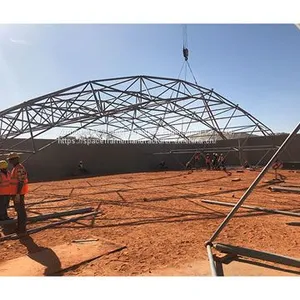 Long Span Space Frame Steel Structural Coal Storage thumbnail-3