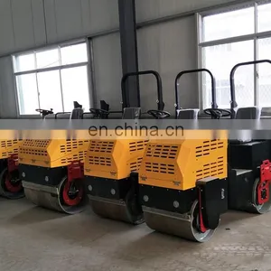 5% off CE Certified Hydraulic Ride on Tandem Roller Compactor With Impact Force of Approximately 3 Ton thumbnail-5