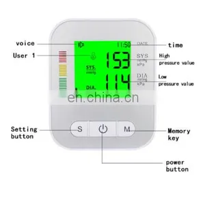 Wholesale Arm Type Digital Electronic BP Machine With Voice Function Blood Pressure Monitor thumbnail-2