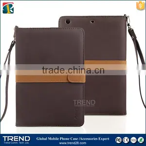 China Supplier With Belt Folding Leather Flip Case for Ipad Mini thumbnail-2
