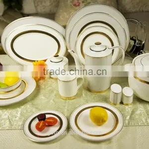 Bone China 20pcs Dinnerware Set With "AN" Design thumbnail-1