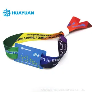 Event Management Bracelet RFID Transponder NFC Fabric Wristbands thumbnail-2