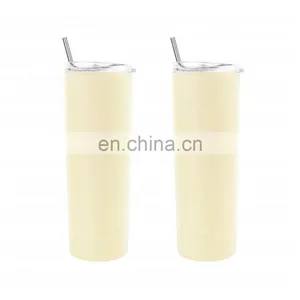 Sublimation Coated Blank 20oz Stainless Steel Tumbler,Double Wall Vacuum Insulated Straight Cup/ thumbnail-3