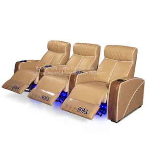Cream Color Home Sofa Italian Style Home Luxury Theater Sofa Set Modern Living Room Sofa Furniture thumbnail-3