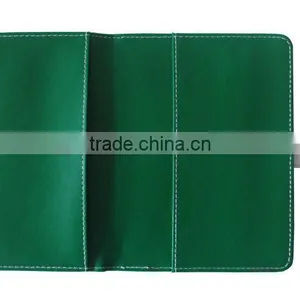 PU Green Note Book Card Holder Leather Pocket Business Card Cardboard Business Card Holder thumbnail-1