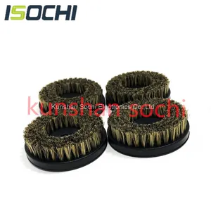 PCB Linsong/Sogotec/BTF Router Machine Brush Wholesale Black Plastics Handle Cleaning CNC Pressure Foot Brush 42.3mm Round thumbnail-1