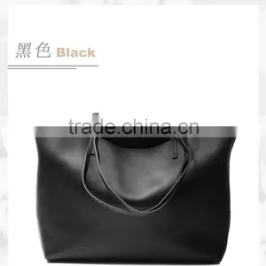 Vintage Simple Design Casual Genuine Leather Lady Shoulder Bag Hand Bag for Women thumbnail-5
