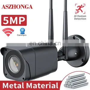 5MP Wireless Wifi Security IP Camera CCTV Night Vision Outdoor Home Surveillance Cam Two-way Audio IR Night Vision CamHipro thumbnail-2
