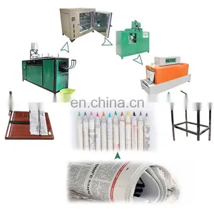 China Supplier Newspaper Recycling Pencil Making Machine Price thumbnail-1