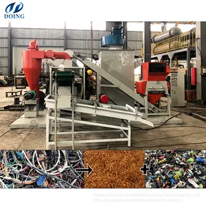 Copper Cable Wire Granulator Machine Waste Cable Wire Recycling Equipment for Recycling Copper and Plastic From Waste Cable Wires thumbnail-5
