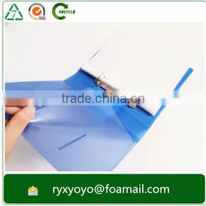 Eco-friendly Hard Cover pp Plastic a4 Size 2d Ring Clip Clear File Folder thumbnail-6