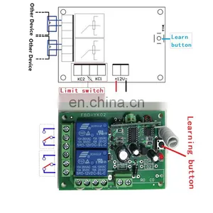 Remote Control Switch for Access Control 12v 1 ch 10a Relay Receiver Transmitter Learning Light Lamp Wireless Switch 315433mhz thumbnail-3