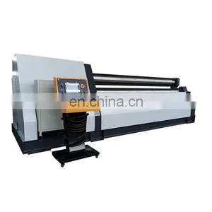 W12-8x3000 Competitive Price Cnc Control Sheet Hydraulic 4 Roller Plate Rolling Machine thumbnail-2