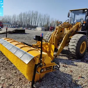 Skid Steer Loader Attachments Road Sweeper Made in China Skid Loader Road Sweeper thumbnail-1