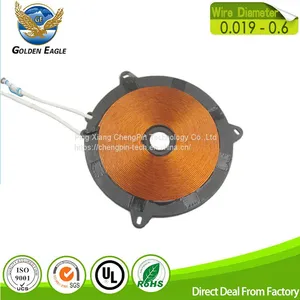 Large Power Round Bobbin Coil for Coffee Heater Microwave Heating Bobbin Inductor thumbnail-1