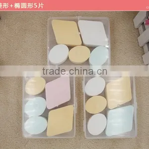 Colorful Oval and Diamond Shape Makeup Sponge Cosmetic Powder Puff thumbnail-3