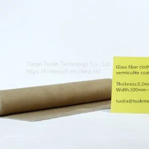 Glass Fiber Cloth With Vermiculite Coating thumbnail-2