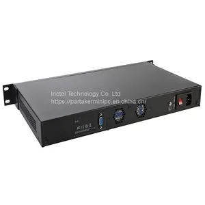 Partaker PfSense 1U Firewall Intel Core i3 2350M i5 2520M i7 2620M 8 x Intel 82574L LAN 2 x SFP 82599ES 10 Gigabit VPN OPNsense thumbnail-1