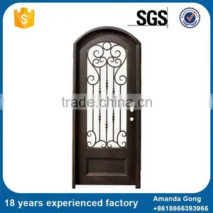 Hi-Quality Front Double Entry Door Wrought Iron Gates thumbnail-2