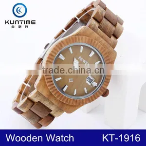 Fashion Business Wooden Watches for Women Watches Bamboo Wooden Watch for Men thumbnail-6