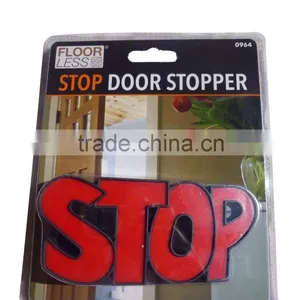 New Fashion Rubber Stop Door Stopper "STOP" Silicone Door Stopper - Protector & Decorative Quality Choice thumbnail-1