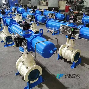 Emergency Shut Down Pneumatic Actuated Trunnion Mounted Ball Valve thumbnail-3