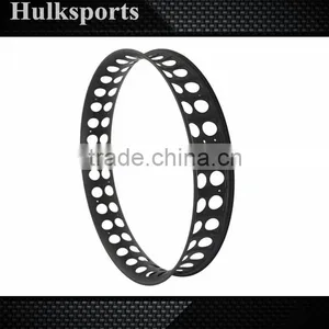 Fat Bike Wheels 3K&UD Tubuless&Hookless 25mm Profile 100mm Width Fat Bike Rims Snow Bike Rim 32 Holes Wheels 500g thumbnail-1