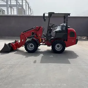 HZM Mini New HZM810T Agriculture Articulated Small Compact Farm Garden Telescopic Loader thumbnail-2