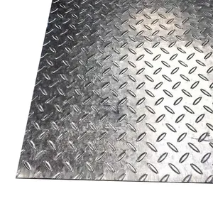Hot Dipped Dx51d Z275 Z180 Zinc Coating High Quality Galvanized Steel Sheet Sgh340 Checkered Gi Plate thumbnail-1