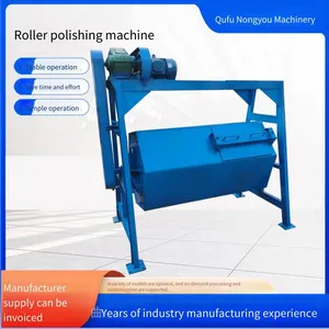 Rolling Stone Machine, Large Hexagonal Drum Polishing Machine, Rust and Oil Removal Grinding Machine for Burnt Iron, Block Batch Grinding Machine thumbnail-5