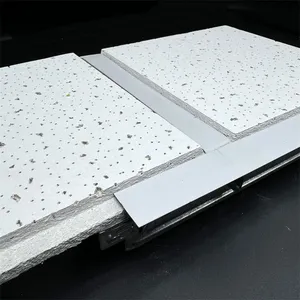600x1200mm Large Size Mineral Fiber Board Soundproof Ceiling Board for Office Building thumbnail-2
