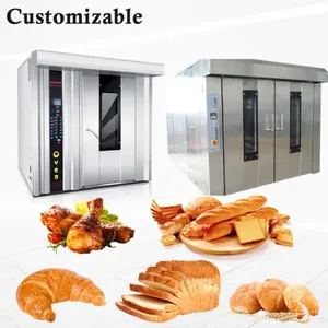 Industrial Electric Gas Diesel Rotary Baking Oven for Biscuit Cookie Cake Bread thumbnail-5