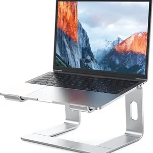 Aluminum Laptop Stand Detachable Computer Stand Notebook Riser Laptop Mount Silver thumbnail-1