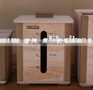 Lightweight Wooden Rice Boxes 20KG/wooden Rice Box Made in China thumbnail-4